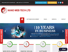 Tablet Screenshot of nanowebtech.com